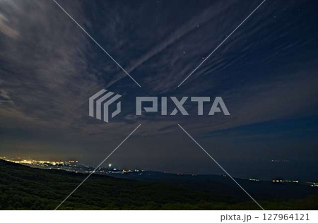 鳥海山駐車場から見上げた夜空 127964121