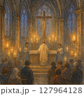 教会 聖堂 祈る 127964128