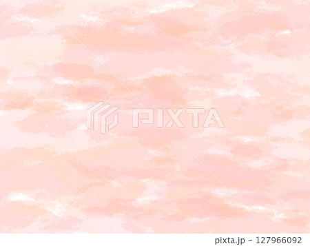 ピンクベージュの抽象的な水彩風テクスチャ背景 ピンクベージュの抽象的な水彩風テクスチャ背景 127966092