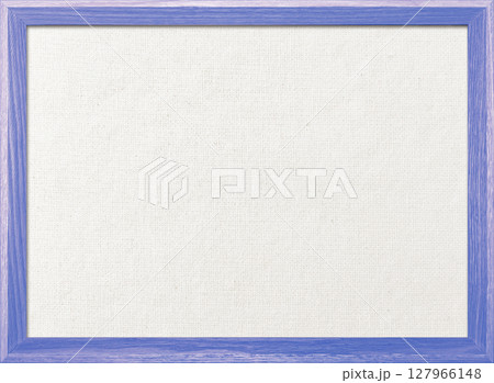 木製フレームの淡い薄紫色の木枠のある白い綿麻キャンバス地ボードの背景画像 木製フレームの淡い薄紫色の木枠のある白い綿麻キャンバス地ボードの背景画像 127966148