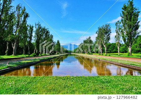 手稲山を望む前田森林公園の絶景 127966482