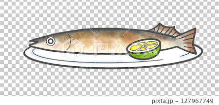 サンマとカボス 127967749