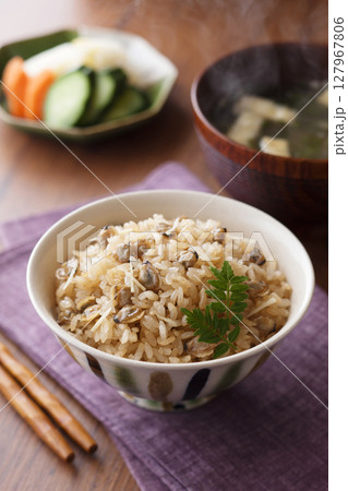 しじみの炊き込みご飯 127967806