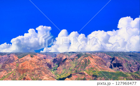 カウアイ島のワイメア渓谷の絶景 カウアイ島のワイメア渓谷の絶景 127968477