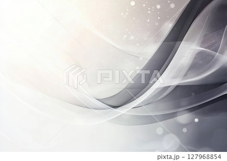 energy lines, glowing waves in the dark 127968854