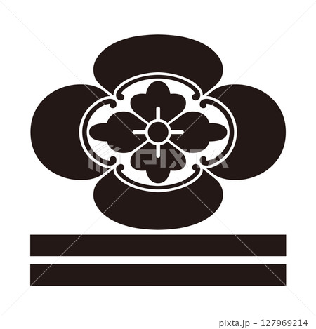 家紋　木瓜 127969214