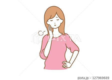 女性 表情 ため息 女性 表情 ため息 127969689