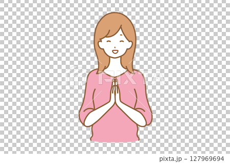 女性面部表情樂趣 127969694