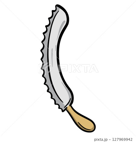 Cartoon Kitchen Knife Knives Vector Utensil Illustration Icon  127969942