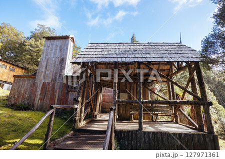 Waldheim Chalet at Cradle Mountain in Tasmania Australia Waldheim Chalet at Cradle Mountain in Tasmania Australia 127971361