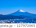 日本平から望む駿河湾と清水港 127972065