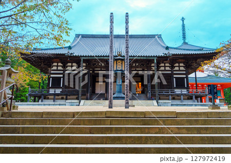 高野山　壇上伽藍の金堂 127972419
