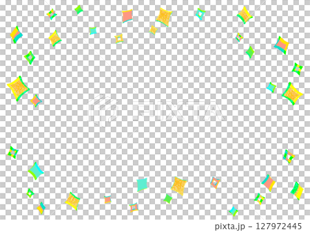 Simple glitter confetti background illustration colorful 127972445