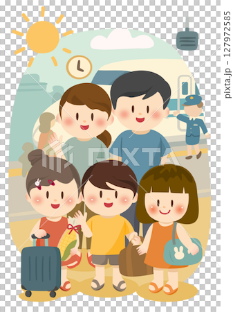 暑假期間的家庭照 暑假期間的家庭照 127972585