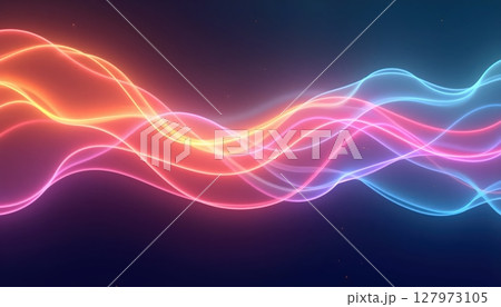 Colorful flowing wave layers Colorful flowing wave layers 127973105