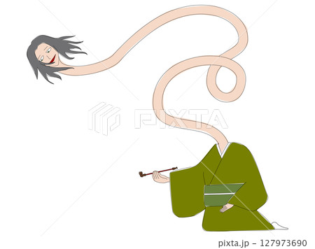 妖怪 ろくろ首 妖怪 ろくろ首 127973690