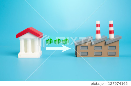 The bank provides credit funds for the plant. Investments and development. Working capital, short-term loans. Debt restructuring. Debt servicing, economic revitalization. Credit lines 127974163