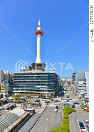 京都タワーと街並み 京都タワーと街並み 127976159