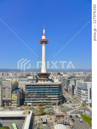京都タワーと街並み 京都タワーと街並み 127976160