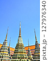 The pagodas with blue sky 127976340