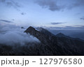 Panoramic view Freyungen mountains  from Nordlinger hut on Karwendel Hohenweg, Austria 127976580