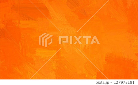 オレンジ色の油絵風質感テクスチャ6 オレンジ色の油絵風質感テクスチャ6 127978181