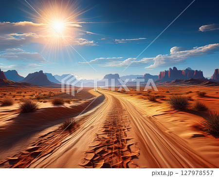 desert landscape 127978557