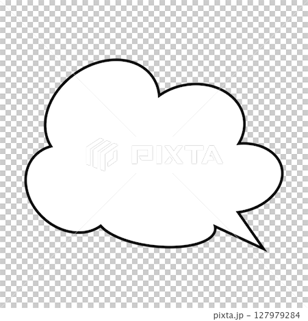 簡單的語音氣泡圖-蓬鬆 127979284