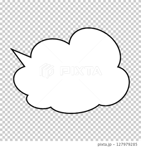 簡單的語音氣泡圖-蓬鬆 127979285