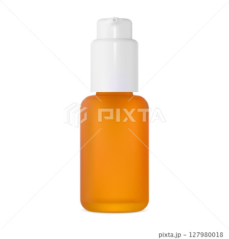 Airless serum dispenser bottle small glass jar design 127980018