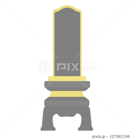 位牌のイラスト 位牌のイラスト 127981199