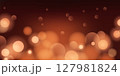 Fire and gold bokeh background. Shining golden lights on festive background. Shine and sparkle. Eps 10 127981824