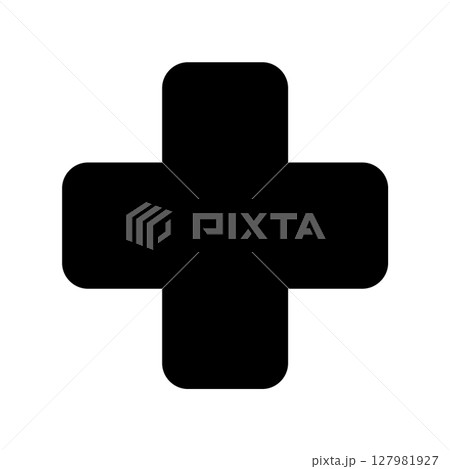 十字マークのアイコン 医療、救急、病院 十字マークのアイコン 医療、救急、病院 127981927