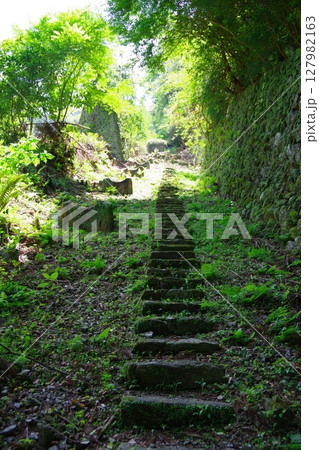 愛媛県新居浜市　旧端出場水力発電所　水圧鉄管跡 127982163