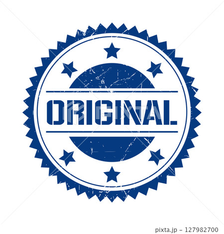 Original rubber stamp original vector. 127982700