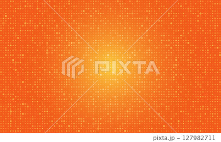 Background halftone circle vector orange dots. Background halftone circle vector orange dots. 127982711
