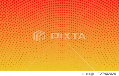 Gradient orange abstract halftone background. Gradient orange abstract halftone background. 127982820