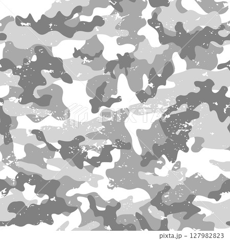 Seamless grunge light camouflage pattern 127982823