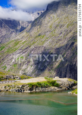 Trollstigen center area Trollstigen center area 127983794
