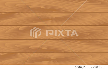 Abstract vector texture of wooden brown plank 127984396