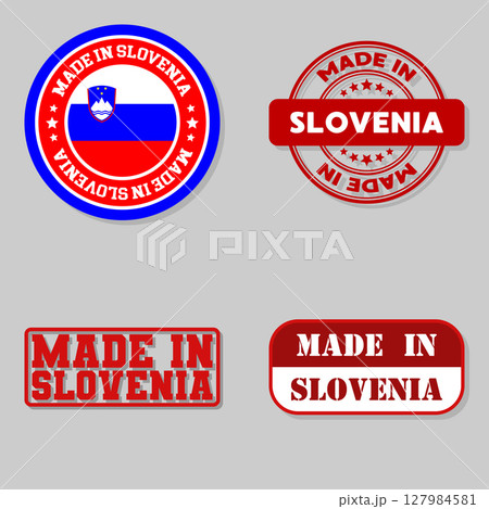 Set of stamps made in Slovenia 127984581
