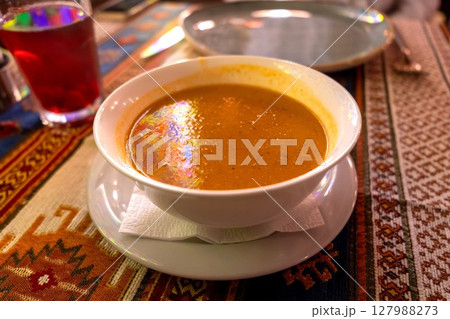 アゼルバイジャンの美味しいスープ 127988273