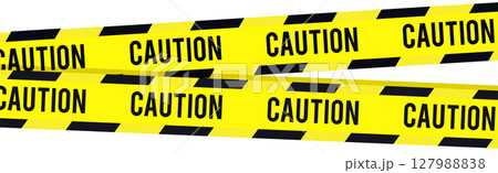 Warning signs and symbols in yellow and black - Vector 127988838