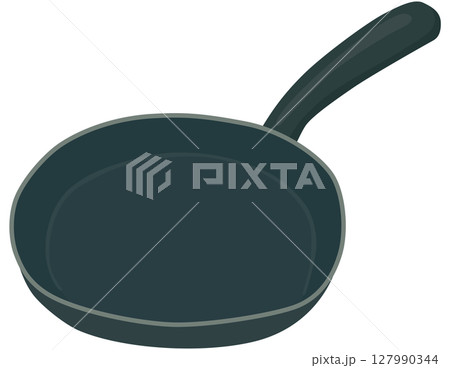 フライパンのイラスト ベクター素材 フライパンのイラスト ベクター素材 127990344