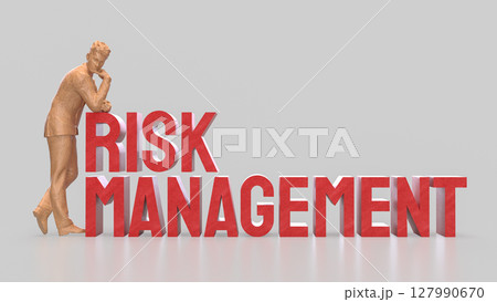 The Red risk management for Business concept 3d Rendering. The Red risk management for Business concept 3d Rendering. 127990670