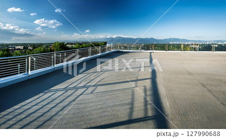 青空の広がる屋上 青空の広がる屋上 127990688