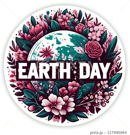 Earth Day theme with Generative AI. 127990864