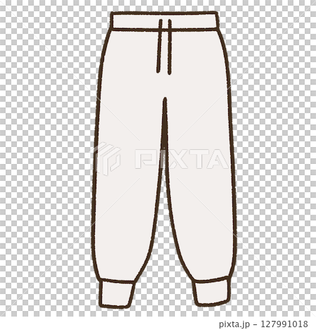簡單的褲子插圖 127991018