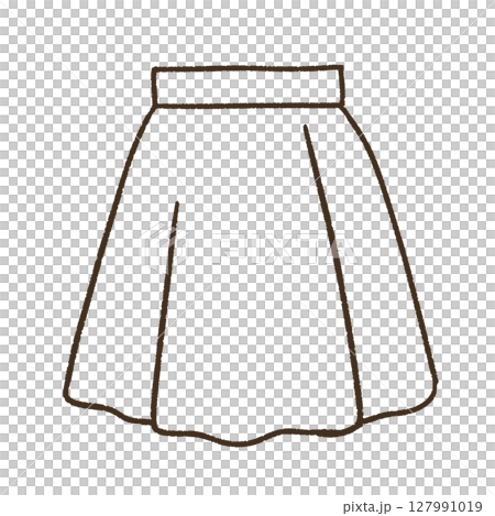 簡單的裙子插圖 127991019