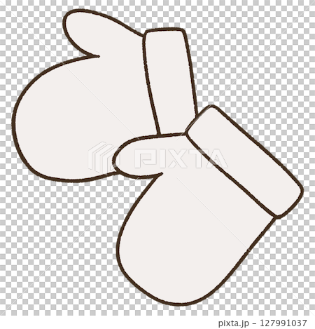 Simple glove illustration 127991037